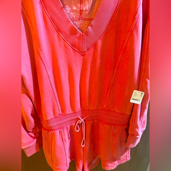 Free People Movement Intercepter Romper - Tulip Pink- Size Large - Picture 4 of 6